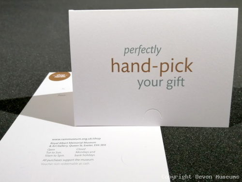 Gift voucher for the Shop at RAMM 50 product photo